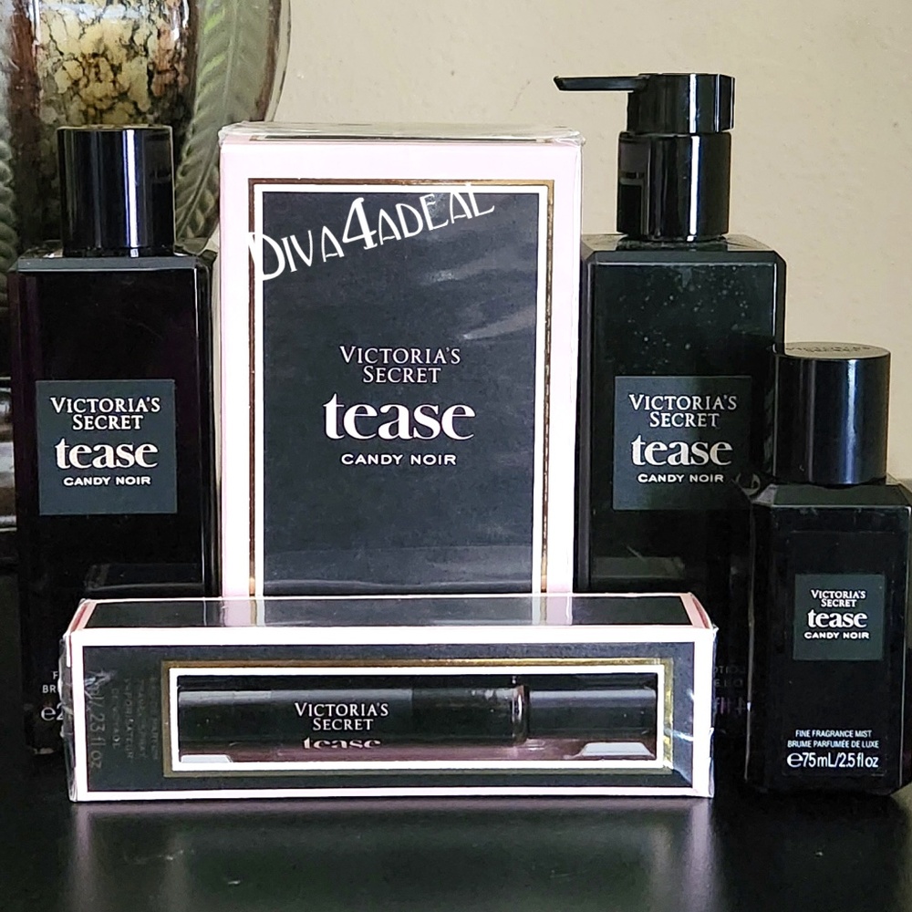 Victoria’s Secret TEASE CANDY NOIR 3.4 FL OZ EDP 5PC Bundle